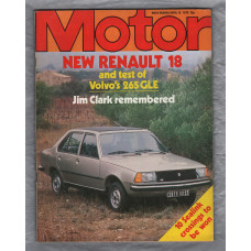 Motor Magazine - Vol.153 No.3940 - April 15th 1978 - `Road Test: Volvo 265GLE` - Published by IPC