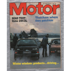 Motor Magazine - Vol.160 No.4077 - January 3rd 1981 - `Road Test: Volvo 244DL` - Published by IPC
