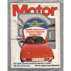 Motor Magazine - Vol.160 No.4099 - May 30th 1981 - `Road Test: Lancia Montecarlo Coupe` - Published by IPC