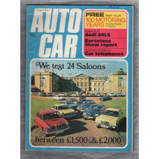 Autocar Magazine - Vol.138 No.4011 - April 12th 1973 - `Road Test: Audi 80LS` - Published by IPC
