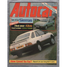 Autocar Magazine - Vol.158 No.4504 - April 23th 1983 - `Autotests: Ford Sierra XR4i and Sierra 2.0GL Estate` -  Published by IPC