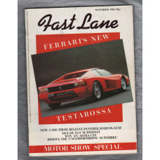 Fast Lane - Issue No.8 - November 1984 - `Ferrari`s New Testarossa` - Published by Specialist & Proffesional Press