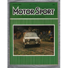 MotorSport - Vol.LlV No.1 - January 1978 - `Formula One Teams for 1978` - Published by Motor Sport Magazines Ltd
