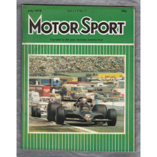MotorSport - Vol.LlV No.7 - July 1978 - `Le Mans 24-Hour Race ` - Published by Motor Sport Magazines Ltd