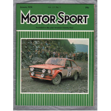  MotorSport - Vol.L II No.1 - January 1976 - `Tony Pond` - Published by Motor Sport Magazines Ltd