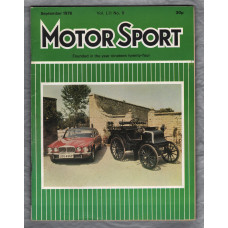 MotorSport - Vol.L11 No.9 - September 1976 - `Ferrari and Formula 1` - Published by Motor Sport Magazines Ltd