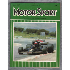 MotorSport - Vol.L111 No.6 - June 1977 - `Road Test: The Lancia Beta Monte Carlo Spider` - Published by Motor Sport Magazines Ltd