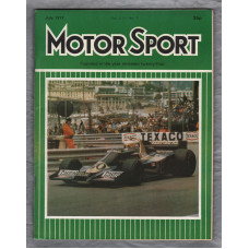 MotorSport - Vol.L111 No.7 - July 1977 - `Le Mans 24-hrs` - Published by Motor Sport Magazines Ltd