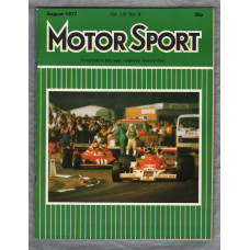 MotorSport - Vol.L111 No.8 - August 1977 - `Road Test: BMW 633 CSi` - Published by Motor Sport Magazines Ltd