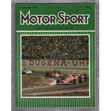 MotorSport - Vol.L111 No.9 - September 1977 - `Opel l` - Published by Motor Sport Magazines Ltd