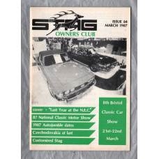Stag Owners Club - Issue No.84 - March 1987 - `Technical Tips` - Published by The Stag Owners Club