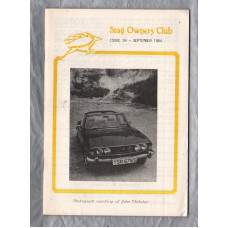 Stag Owners Club - Issue No.55 - September 1984 - `Technical Tips` - Published by The Stag Owners Club