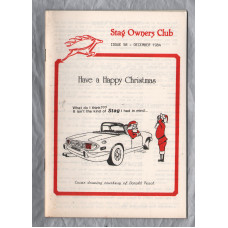 Stag Owners Club - Issue No.58 - December 1984 - `Technical Matters` - Published by The Stag Owners Club