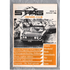 Stag Owners Club - Issue No.77 - August 1986 - `Technical Tips` - Published by The Stag Owners Club
