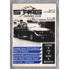 Stag Owners Club - Issue No.79 - October 1986 - `Technical Tips-Waxoyl` - Published by The Stag Owners Club