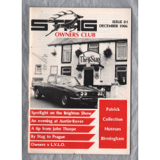 Stag Owners Club - Issue No.81 - December 1986 - `Technical Tips` - Published by The Stag Owners Club