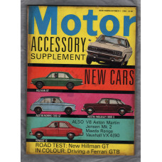 Motor Magazine - Issue No.3511 - October 4th 1969 - `New Cars & Road Test: Hillman GT` - Published by Temple Press Limited