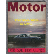 Motor Magazine - Issue No.3478 - February 15th 1969 - `Ford Capri: First Full Test` - Published by Temple Press Limited