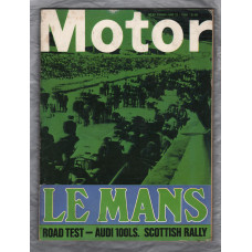 Motor Magazine - Issue No.3496 - June 21st 1969 - `Road Test-Audi100ls - Le Mans` - Published by Temple Press Limited