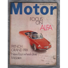 Motor Magazine - Issue No.3499 - July 12th 1969 - `Focus On Alfa` - Published by Temple Press Limited