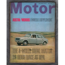 Motor Magazine - Issue No.3502 - August 2nd 1969 - `Austin/Morris Owners Supplement` - Published by Temple Press Limited