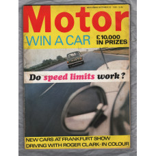 Motor Magazine - Issue No.3509 - September 20th 1969 - `Driving With Roger Clark-In Colour` - Published by Temple Press Limited