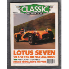 Classic And Sportscar Magazine - July 1992 - Vol.10 No.4 - `BMC: The Italian Connection` - Published by Haymarket Magazines Ltd