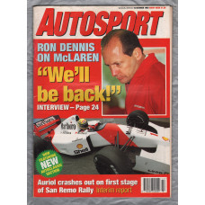 Autosport - Vol.129 No.3 - October 15th 1992 - `Ron Dennis: Fighting Back` - A Haymarket Publication