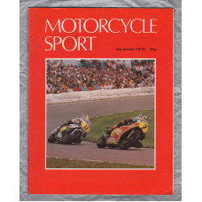 Motorcycle Sport Magazine - Vol.20 No.9 - September 1979 - `CZ 175 Trail: A Rider`s Report` - Published by Ravenhill Publishing Co Ltd