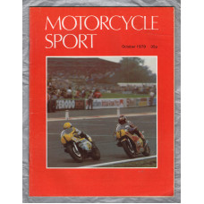 Motorcycle Sport Magazine - Vol.20 No.10 - October 1979 - `British Grand Prix` - Published by Ravenhill Publishing Co Ltd