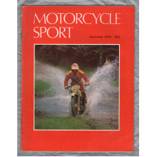 Motorcycle Sport Magazine - Vol.20 No.12 - December 1979 - `MV Augusta Four On Test` - Published by Ravenhill Publishing Co Ltd