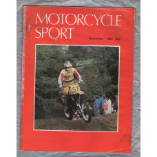 Motorcycle Sport Magazine - Vol.21 No.11 - November 1980 - `Test: 4-into-1 Exhaust` - Published by Ravenhill Publishing Co Ltd