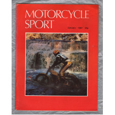 Motorcycle Sport Magazine - Vol.22 No.1 - January 1981 - `BMW at 24,000 Miles` - Published by Ravenhill Publishing Co Ltd