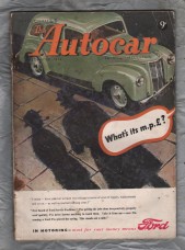 Autocar Magazine - Vol.95 No.2840 - April 7th 1950 - `Italian Projects` - Published by Iliffe & Sons Ltd