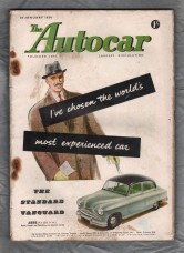 Autocar Magazine - Vol.100 No.3035 - January 29th 1954 - `Argentine Grand Prix` - Published by Iliffe & Sons Ltd