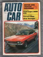 Autocar Magazine - Vol.138 No.4006 - March 8th 1973 - `Autotest: Ford Capri 3000GXL` - Published by IPC Transport Press