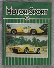 MotorSport - Vol.XLIll No.5 - May 1967 - `Lotus-Cortina Test and Development` - Teesdale Publishing Company Limited