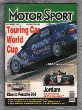MotorSport - Vol.LXXI No.11 - November 1995 - `Interview: Eddie Jordan` - Teesdale Publishing Company Limited