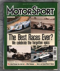 MotorSport - Vol.LXXV No.1 - January 1999 - `Land Speed Record Failures` - Haymarket Motoring Publications