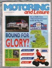 Motoring & Leisure - November/December 1992 - `RAC Rally Report` - Civil Service Motoring Association Ltd