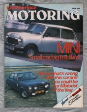 Civil Service Motoring - April 1984 - `Mini: Small Car, Big Tradition` - Civil Service Motoring Association Ltd