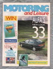 Motoring & Leisure - July/August 1990 - `Alfa`s New 33` - Civil Service Motoring Association Ltd