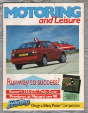 Motoring & Leisure - October 1990 - `Fiat Tempra` - Civil Service Motoring Association Ltd