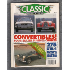 Classic And Sportscar Magazine - June 1992 - Vol.11 No.3 - `Convertibles!: Four-Seater Summer Choices` - Published by Haymarket Magazines Ltd