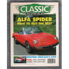 Classic And Sportscar Magazine - September 1993 - Vol.12 No.6 - `Alfa Spider: How To Buy The Best` - Published by Haymarket Magazines Ltd