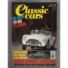 Classic Cars Magazine - July 1993 - Vol.20 No.10 - `Jaguar,Rapier,Alfa,Corsair & MG Compared` - Published by IPC Magazines