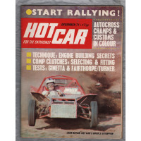Hot Car Magazine – December 1971 – Vol.4 No.9  - `Technique:Engine Building Secrets` - Mercury House Publication 