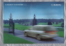 Sales Brochure - `Subaru Legacy Classic 2.0 Litre` - circa 1998 - English Language - Unpaginated Fold Out Pages