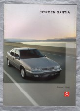 Sales Brochure - `CITROEN XANTIA` - January 1998 - English Language - Cover to Cover 18 Pages - A4 Sized Brochure