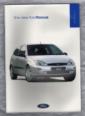 Sales Brochure - `The New FORD FOCUS` - October 1998 - English Language - 45 Pages - A4 Sized Brochure